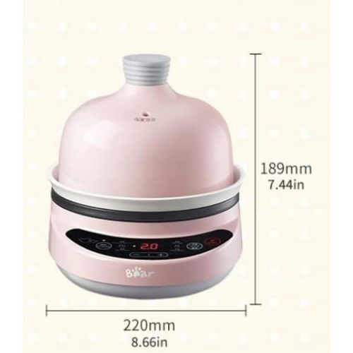  [아마존베스트]BAR Bear Rapid 5 Capacity Multi-function Egg Cooker for Hard Boiled, Poached, Scrambled, Steamed Vegetables, Seafood, Dumplings & More, with Ceramic steaming rack and lid, Auto Shut Of