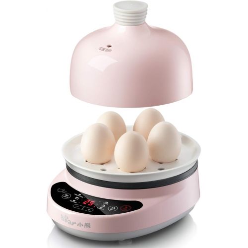  [아마존베스트]BAR Bear Rapid 5 Capacity Multi-function Egg Cooker for Hard Boiled, Poached, Scrambled, Steamed Vegetables, Seafood, Dumplings & More, with Ceramic steaming rack and lid, Auto Shut Of