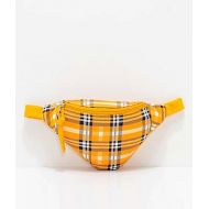 BARGANZA Barganza Yellow Plaid Fanny Pack