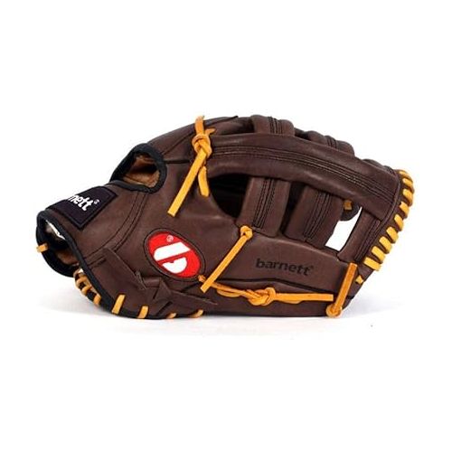  Barnett GL-127 Competition Baseball Glove, Leather, Outfield 12,7