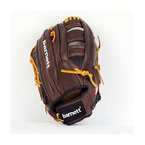  Barnett GL-127 Competition Baseball Glove, Leather, Outfield 12,7