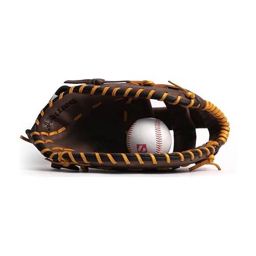  BARNETT GL-301 Competition First Baseball Glove, Genuine Leather, Brown