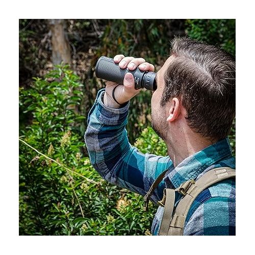  Barska Blackhawk Compact Waterproof Monocular with Wrist Strap for Birding, Hiking, Sports, Events, Concerts