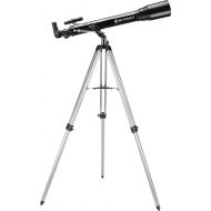BARSKA Starwatcher 700x70mm 525 Power Refractor Telescope with Altazimuth Mount and 3X Barlow Lens, Black (AE12934)