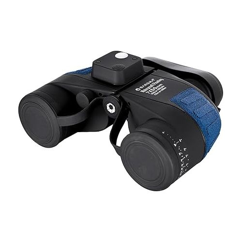  BARSKA Deep Sea Waterproof Floating Binocular w/ Internal Rangefinder & Compass, Blue, 7x50mm (AB10798)