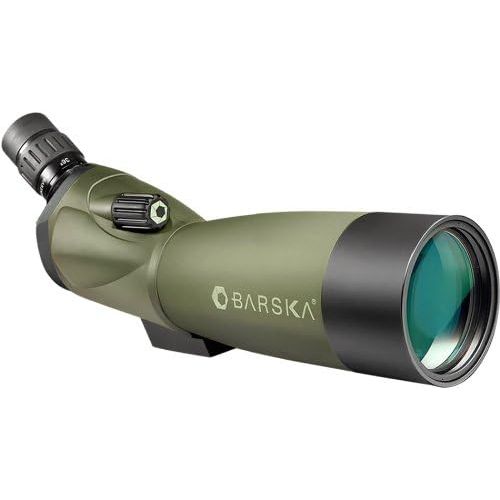  Barska AD11284 Blackhawk 20-60x60 Waterproof Spotting Scope with Tripod & Cases for Birding, Target Shooting, Sports, etc , Green