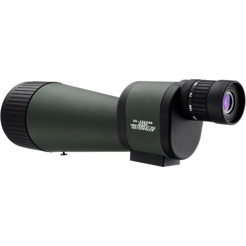  BARSKA Benchmark 25-125x88 Waterproof Straight Spotting Scope