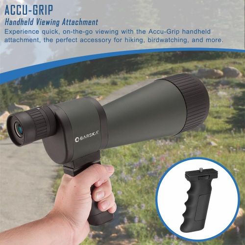  BARSKA Benchmark 25-125x88 Waterproof Straight Spotting Scope