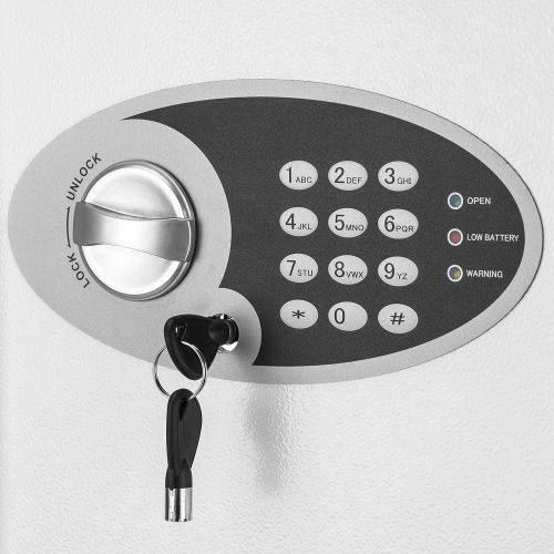  BARSKA 144 Key Digital Wall Key, White