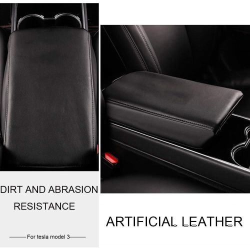  BASENOR Tesla Model 3 Model Y Center Console Cover Armrest Pad