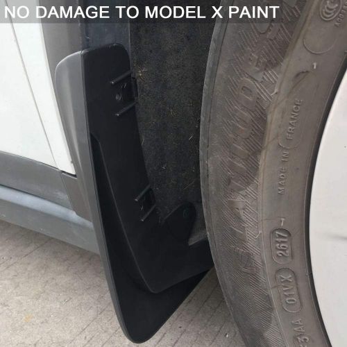  BASENOR Tesla Model X Mud Flaps Splash Guards Accessories (Set of Four)