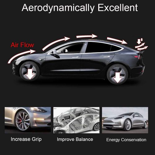  BASENOR Tesla Model 3 ABS Carbon Fiber Sport Trunk Wing Performance Spoiler