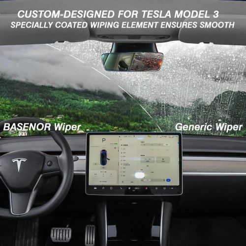  BASENOR Tesla Model 3 Wiper Blade Windshield Wiper Original Equipment Replacement
