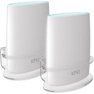 [아마존베스트]Netgear Orbi Wall Mount, BASSTOP Sturdy Clear Acrylic Wall Mount Bracket for NETGEAR ORBI AC3000/AC2200 Tri Band Home WiFi Router- (2 Packs)