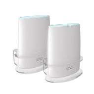 Netgear Orbi Wall Mount, BASSTOP Sturdy Clear Acrylic Wall Mount Bracket for NETGEAR ORBI AC3000/AC2200 Tri Band Home WiFi Router- (2 Packs)