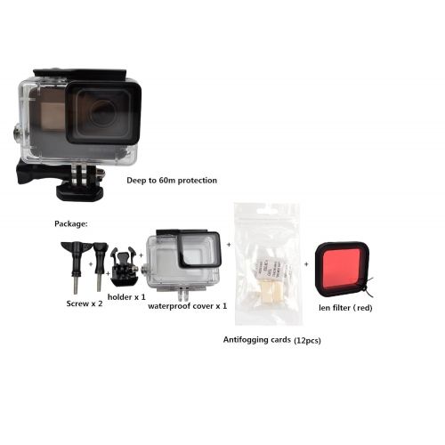  BAT Leonzhp for Len FiltersProfessional Lens Filters for GoPro Hero 5 For Underwater Photography ( 60m Housing)