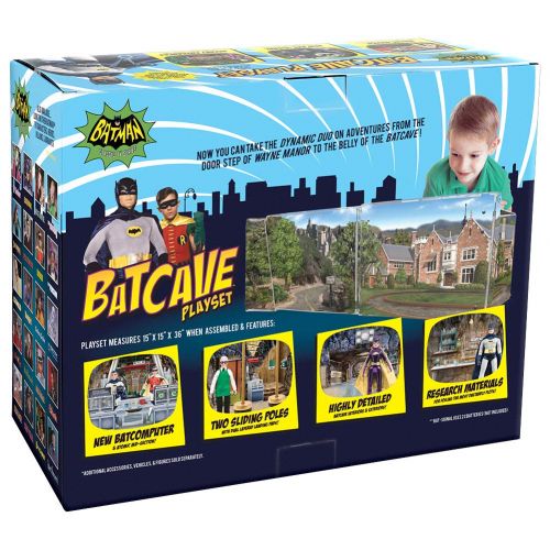  BATMAN CLASSIC TV Series Batcave Retro Playset