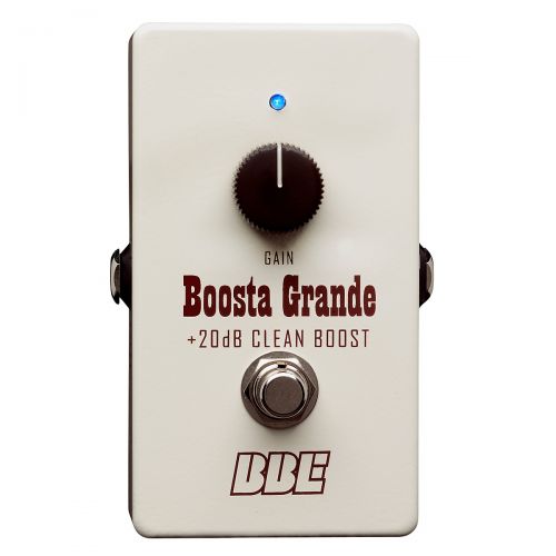  BBE},description:The Boosta Grande, a Guitar Player Editors Pick, is back in a new compact chassis to conserve space on your pedal board.A clean boost pedal does nothing but pile o