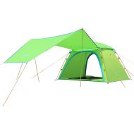BBGS Camping Tents, 2 People Outdoor Sunscreen Equipment Camping Tent Tarp Hammock Rain Fly Beach Shelter Footprint Groundsheet