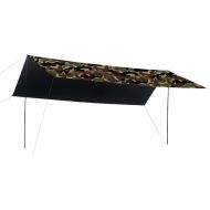 BBGS Outdoor Camping Tent Tarp, Vinyl Shading Rainproof Sun Protection Pergola Carport Camping Camouflage Awning for Camping Outdoor Travel