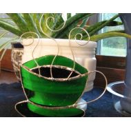 BBGlassGallery Stained Glass Coffee Cup Suncatcher