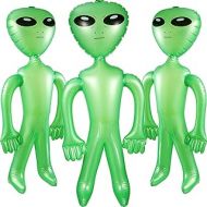 BBTO 35 Inch Alien Inflates Inflatable Alien Jumbo Alien Inflate Toy for Party Decorations, Birthday, Halloween, Alien Theme Party (Green)