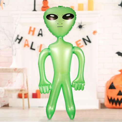  할로윈 용품BBTO 35 Inch Alien Inflates Inflatable Alien Jumbo Alien Inflate Toy for Party Decorations, Birthday, Halloween, Alien Theme Party (Green)