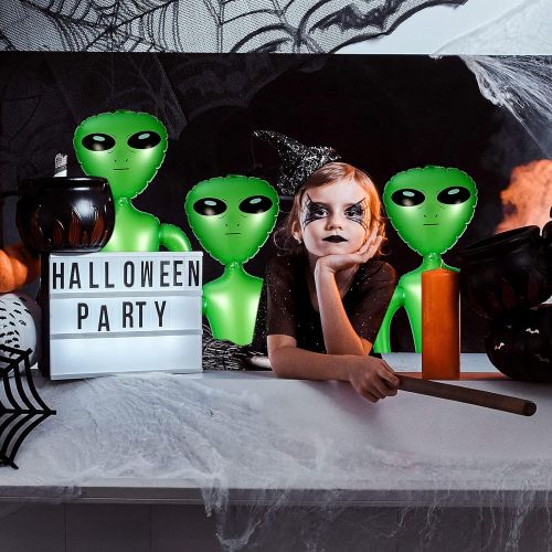  할로윈 용품BBTO 35 Inch Alien Inflates Inflatable Alien Jumbo Alien Inflate Toy for Party Decorations, Birthday, Halloween, Alien Theme Party (Green)