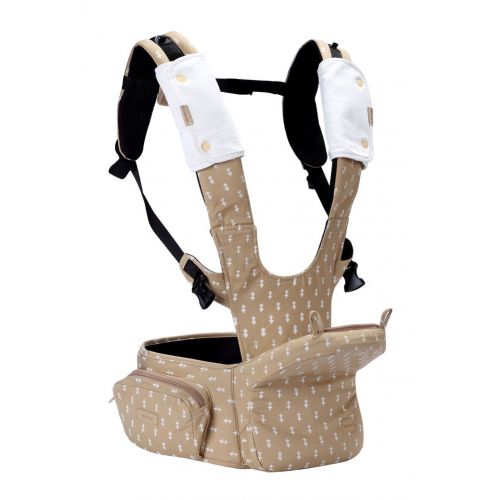  BBWW All Seasons 6-in-1 Classic Baby/Child Carrier and Sling with Hip Seat/Stool for Infant&Toddler,Ergonomic and 100% Cotton w/Cool Mesh,Baby Shower Gift!