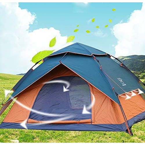  BBX Automatische Pop-Up-Gruppe Camping Zelt mit Sonnendach 3-4 Personen Windproof Snow Shelter 5000 mm Wassersaule Wasserdicht Wandern Backpacking Trekking
