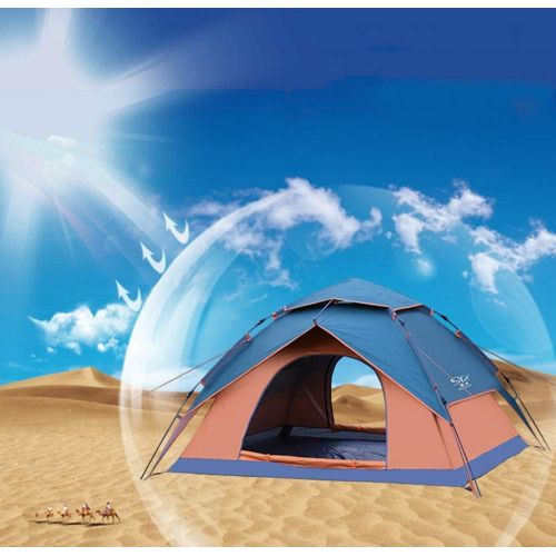  BBX Automatische Pop-Up-Gruppe Camping Zelt mit Sonnendach 3-4 Personen Windproof Snow Shelter 5000 mm Wassersaule Wasserdicht Wandern Backpacking Trekking