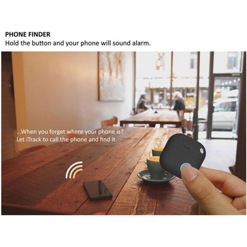  [아마존베스트]BCKAKQA Key Finder,Bluetooth Key Finder Cell Phone Finder Wallet Tracker Device Luggage Locator Anything Finder Replaceable Battery Smart Anti Lost Alarm Compatible iOS Android APP