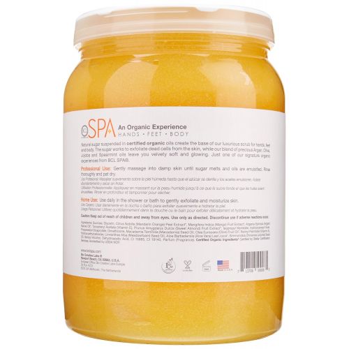  Bio Creative Lab BCL Spa Sugar Scrub, Mandarin and Mango, 64 Ounce