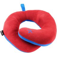 BCOZZY Chin Supporting Patented Travel Pillow - Prevents The Head from Falling Forward in Any Sitting Position, Providing Comfort and Support for The Neck and Head. Adult Size (Red