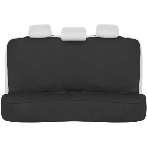  BDK BDSC-278 AllProtect Waterproof Neoprene Rear Bench Seat Cover for Car SUV Truck - Quick Install - Heavy Duty Universal Fit - for Work, Utility, Kids, Pets & Vehicle Protection