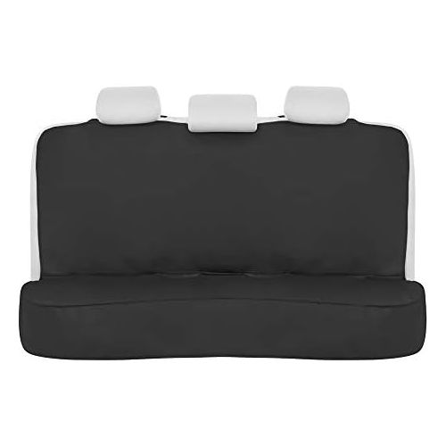  BDK BDSC-278 AllProtect Waterproof Neoprene Rear Bench Seat Cover for Car SUV Truck - Quick Install - Heavy Duty Universal Fit - for Work, Utility, Kids, Pets & Vehicle Protection
