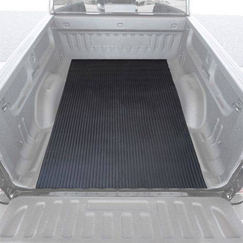  BDK Heavy-Duty Utility Truck Bed Floor Mat - Thick Rubber Cargo Mat