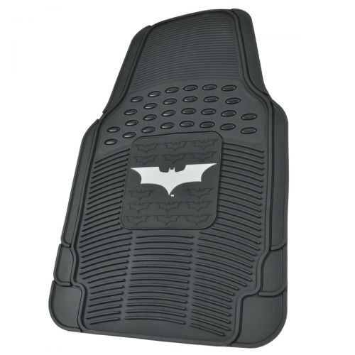  BDK Dark Night Batman Rubber Floor Mats Car 2 PC Front Heavy Duty All Weather