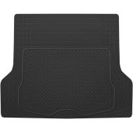 BDK MT785BGAMw1 Beige Heavy Duty Cargo Floor Mat-All Weather Trunk Protection, Trimmable to Fit & Durable Rubber
