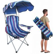 Camping Chair BDL with Two Cup Holders and Carry Bag Foldable and Easy to Carry Outdoor Chair for Lawn Beach and Pation, Recliner Support 450 LBS