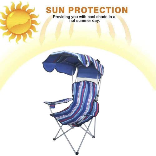  Camping Chair BDL with Two Cup Holders and Carry Bag Foldable and Easy to Carry Outdoor Chair for Lawn Beach and Pation, Recliner Support 450 LBS