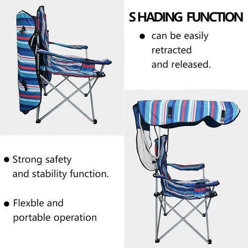  Camping Chair BDL with Two Cup Holders and Carry Bag Foldable and Easy to Carry Outdoor Chair for Lawn Beach and Pation, Recliner Support 450 LBS