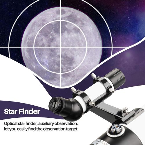  [아마존베스트]BEBANG Telescope for Adults & Kids Monocular Refractor Telescope for Astronomy Beginners Professional 400mm 80mm with Tripod & Smartphone Adapter