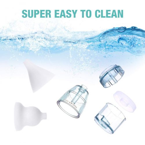  [아마존베스트]BEBUL Baby Nasal Aspirator Electric Nose Cleaner with 3 Suction Levels, LCD Screen, Flashlight and...