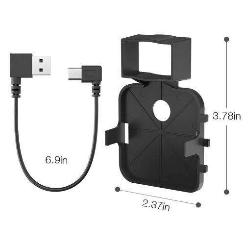  BECEMURU Blink Sync Modul Wandhalterung Kleiderbuegel Stabilitat ABS Wandhalterung Schutzhuelle Stander Router Guard mit Ladekabel fuer Blink Sync Home Security Module