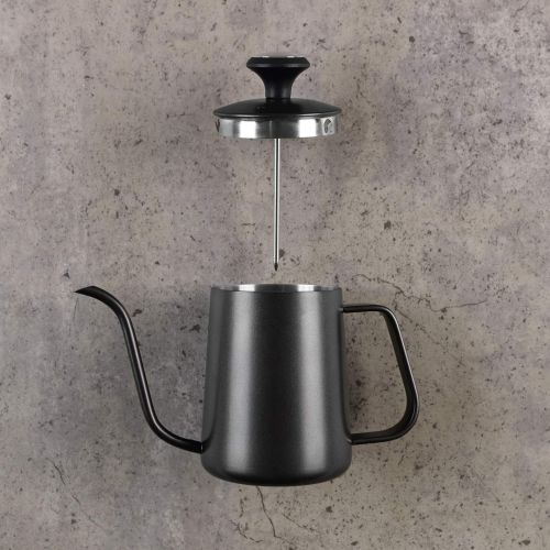  Beem Pour Over Wasserkessel mit Thermometer - 0,5 l | Classic Selection | Edelstahl | Schwanenhals