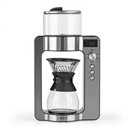 BEEM POUR OVER Filterkaffeemaschine mit Waage - Glas | BASIC SELECTION | Edelstahl | 0,75 l Glaskaraffe | Direktbrueh-Prinzip | Rotierender Bruehkopf