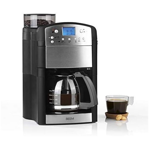  BEEM Beem Fresh-Aroma-Perfect V2 Kaffeemaschine (1000 Watt, mit Mahlwerk) Edelstahl