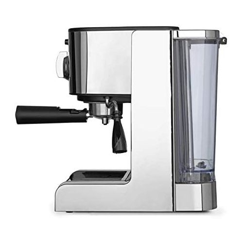  BEEM Espresso Perfect | Espresso-Siebtragermaschine mit Kapseleinsatz fuer Nespresso Kapseln | Milchschaumduese | Geeignet fuer Kaffeepulver, Pads, Cappuccino, Latte Macchiato [20 bar