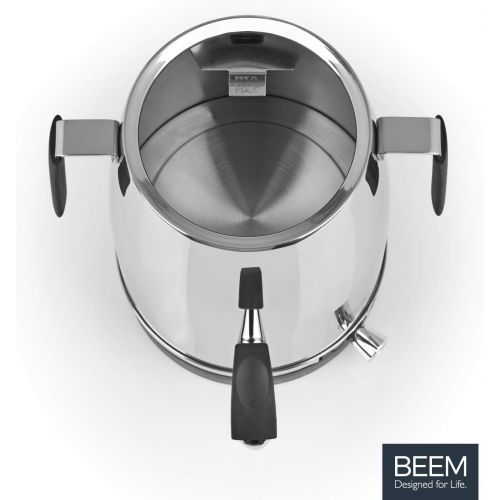  BEEM Samowar Mr. Tea 4 l | Teekocher elektrisch | Edelstahl | 2.500 W | 4 l Wasserbehalter | 1 l Teekanne mit Sieb | Privat, Hotel und Gastro geeignet